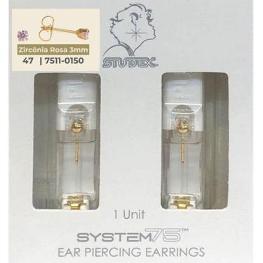 Imagem de Brinco Studex System 75 Adulto Zircônia Rosa 3Mm - 47
