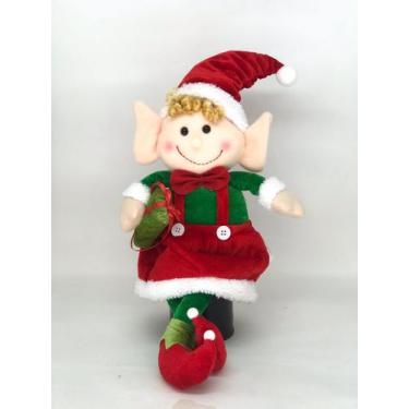 Imagem de Boneco Elfo Enfeite De Natal 46cm- Wincy Natal