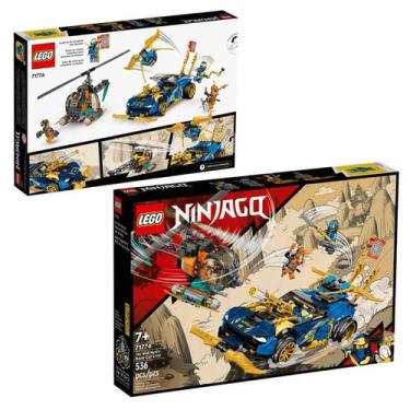 Imagem de Lego Ninjago Carro De Corrida Evo Do Jay E Nya - 536 Peças