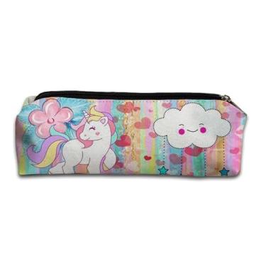 Imagem de Estojo Escolar Porta Lápis - Linha Unicórnio 002
