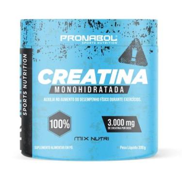Imagem de Creatina 100% Monohidratada 300G - Pronabol - Mix Nutri