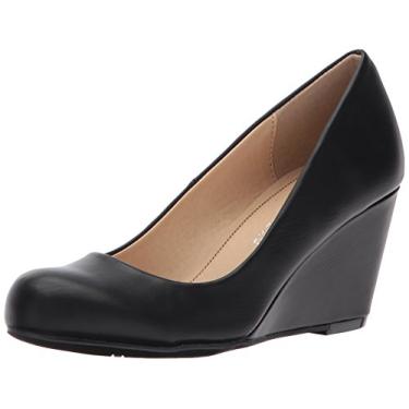 Imagem de Bomba de salto plataforma feminina Nima da Cl by Chinese Laundry, Black Smooth, 6.5