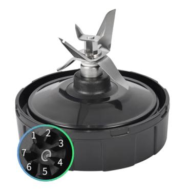 Imagem de Para Lâmina de Mistura Utri Peças de Reposição Plástico Preto Metal 1000W 1500W Liquidificador Espremedor de Sucos Substituição Extrator de Suco Conjunto de Lâmina