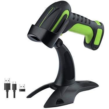 Imagem de Tera Pro (desempenho extremo) scanner de código de barras industrial sem fio 2D QR 1D leitor de código de barras 2.4G sem fio 2500mAh compatível com Bluetooth resistente a quedas para Windows, Mac,