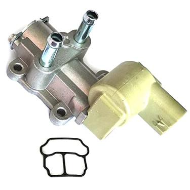Imagem de FainWan Válvula de controle de ar inativo IACV IAC186 AC186 16022P2EA51 compatível com Hon-da Civic CX DX EX HX LX GX 1996-2000 Ac-ura EL 1997-2000 1.6L SOHC com junta