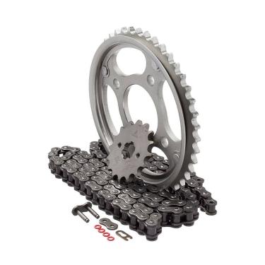 Imagem de Kit Transmissao Cg 150 2004 Ate 2008 Darom Com Retentor