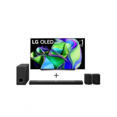 Imagem de Combo TV LG oled 83 2023 + Home Theater LG S95TR