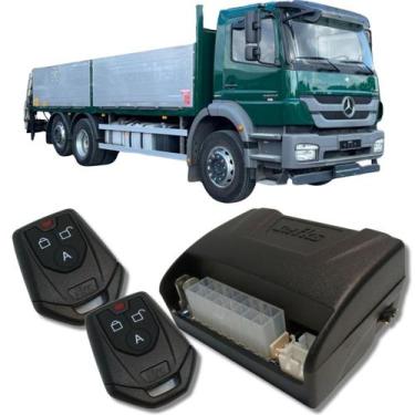 Imagem de Alarme caminhões auto 12v e 24v fks fk902 2 controles linha pesada cor