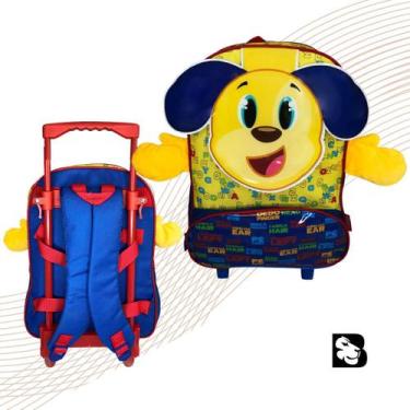 Imagem de Mochila Infantil Com Rodinha Escolar Para Criança Com Bolsos Modelo Ur