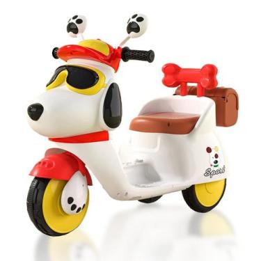 Imagem de Mini Moto Snoop Elétrica Infantil Pet para Menino e Menina Motinha Rec