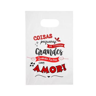 Imagem de Sacolas Plásticas Reforçadas -15x20 Cm P - Sacolinhas Para Bijuterias,