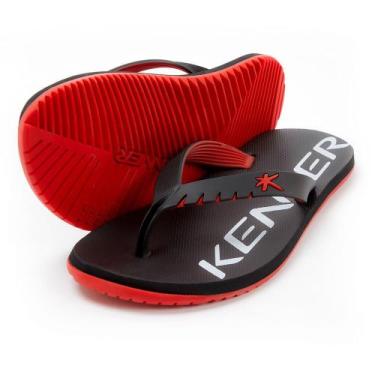 Imagem de Chinelo Kenner Original Masculino Red HOK, 38, Preto, Vermelho