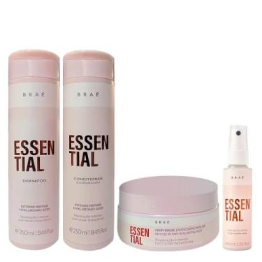 Imagem de Kit Braé Essential Shampoo 250ml + Condicionador 250ml + Máscara 200g 