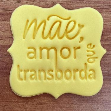 Imagem de Cortador Biscoito Mãe Amor que Transborda - DOCE IMPRESSO,  12cm