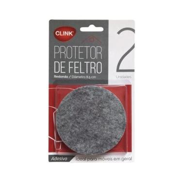 Imagem de Proteção Móveis Protetor Feltro Adesivo 2 Unidades 8,5cm - CLINK