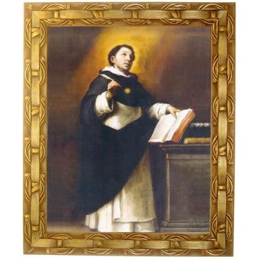 Imagem de Quadro de São Tomás de Aquino, Mod. 05, Tam.30x25cm. Angelus