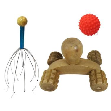 Imagem de Massageador Manual Sortido Relaxante 15Cm - Luiggi Presentes