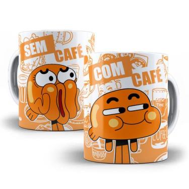 Imagem de Caneca Darwin Gumball Desenho Com Café Sem Café - Tio da Caneca