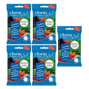 Imagem de Higienizador de Alimentos Orgânicos Clorin Salad 100 Pastilhas com NF,