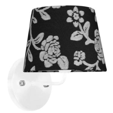 Imagem de Arandela Branca De Cupula Tradicional Floral Prata - MARRYLUZ