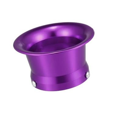 Imagem de VekAuto 55 mm 5,5 cm Velocity Stack filtros de ar carburador de motocicleta funil de carburador de carburador de ar de admissão de ar copo de buzina de vento para Honda Dirt Bike liga de alumínio roxo