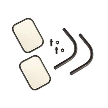 Imagem de Rugged Ridge Kit de espelho de trilha 11025.26, retangular, par; Wrangler/Gladiador de 18 correntes