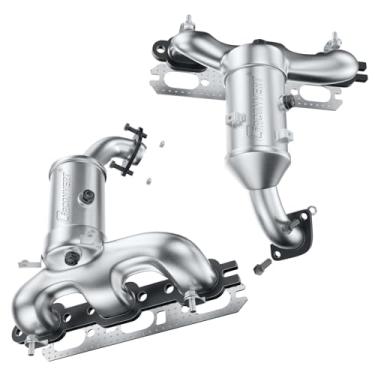 Imagem de CIRconvert Conversor catalítico dianteiro traseiro compatível com Chrysler Sebring 2007-2010 3.5L V6, Dodge Grand Caravan 2008-2010, Journey 2009 2010 4.0L V6 Conversor catalítico (compatível com EPA)