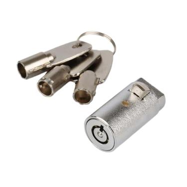 Imagem de Goodheng Locks Trava de máquina de venda automática, trava cilíndrica de 7 pinos com chave universal tubular para máquina de venda automática de refrigerante, máquina de lanche de coca, cafeteira,