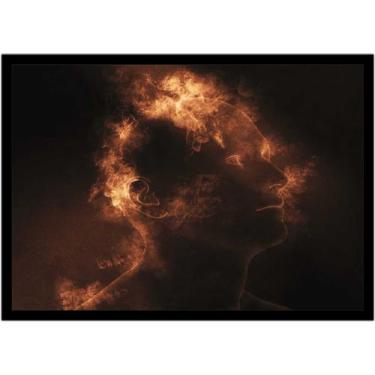 Imagem de Quadro Decorativo Fantasia Abstrato Psicologia Escritórios Quartos Sal