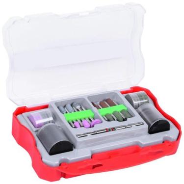 Imagem de Jogo de Acessórios para Micro Retífica 102 Peças Worker