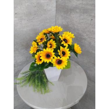Imagem de Arranjo de Girassol Artificial - Fabricação própria 