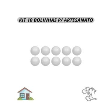 Imagem de Bolinhas Isopor Maciças 20mm Arte & Artesanato Quantidade A Escolha - 