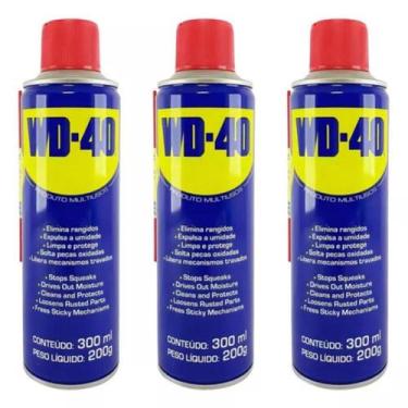 Imagem de Kit 3 Wd40 Óleo Spray Multiuso Desengripante Lubrifica 300ml - WD-40
