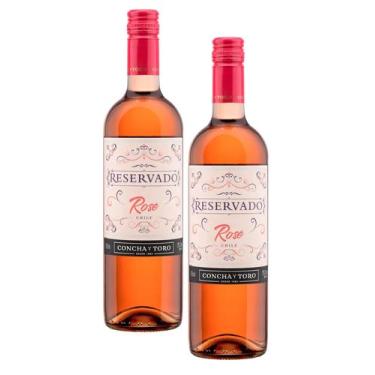 Imagem de kit 2 Vinho Concha Y Toro Reservado Rosé 750ml
