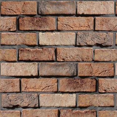 Imagem de Papel de Parede  Tijolinho Avermelhado Clássico Cimento 3,3m - DEKAL D