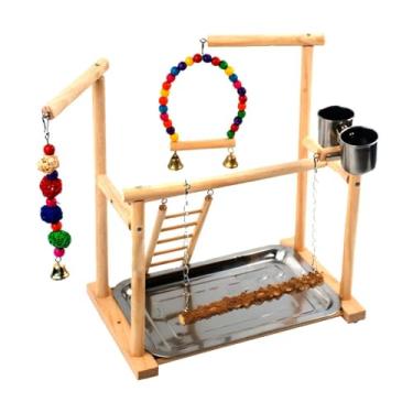 Imagem de IEUDNS Brinquedo de Playground para Suporte de Brinquedo para para Periquito Periquito Periquito