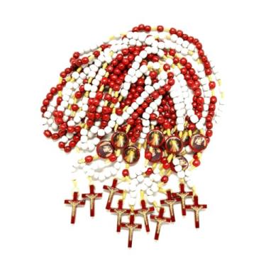 Imagem de Combo Terços da Divina Misericórdia em Madeira - 10 unidades