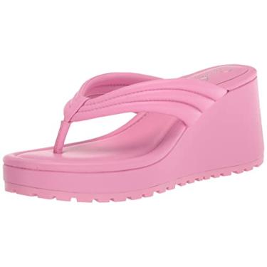 Imagem de Jessica Simpson Sandália feminina Kemnie Wedge, Bubblegum/rosa, 38