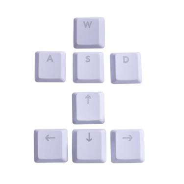 Imagem de BestParts Teclas retroiluminadas WASD de substituição para teclado mecânico gamer Logitech G813/G815/G913/G915 TKL RGB cor branca
