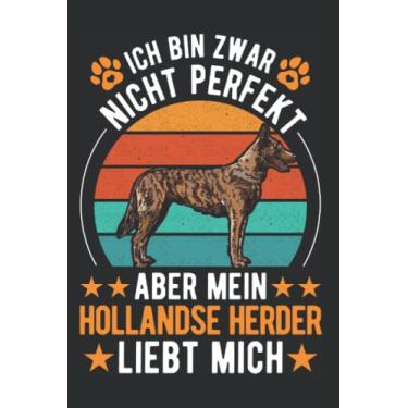 Imagem de Hollandse Herder Notizbuch: Hollandse Herder Herdershond / 6x9 Zoll / 120 linierte Seiten