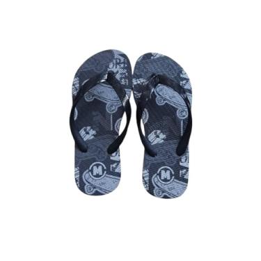 Imagem de Molekinho Chinelo Estampado Skate Preto