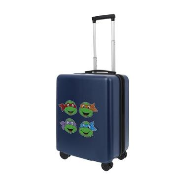 Imagem de FUL Tartarugas Ninja Teenage Mutant Bagagem de 57 cm, TMNT Mala rígida com rodas giratórias, azul, Azul, 22.5 Inch, Tartarugas Ninja Teenage Mutant Bagagem de 57 cm, mala com rodas giratórias