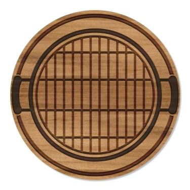 Imagem de Capa de Sousplat Barbecue BBQ 534216 2Und 35cm Belchior