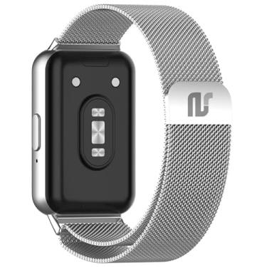 Imagem de Pulseiras NSmart magnética em aço inoxidável compativel com Galaxy Fit3 (Prata, Fit3)