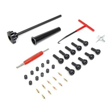 Imagem de Kit de ferramentas de válvula de pneu de troca rápida, kit de ferramentas de substituição rápida para carro, quadriciclos, caminhões, motocicletas