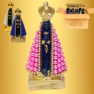 Imagem de Imagem Nossa Senhora Aparecida Kit 12 Atacado Lembrancinha - Europio, 