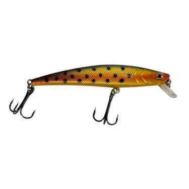 Imagem de Isca de Pesca Artificial Hengjia Meia Água 9cm 8gr Barbela Curta Plást