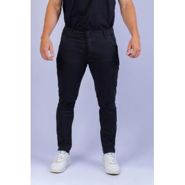 Imagem de calças sarja preta masculina slim - Style, 40