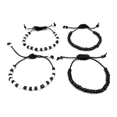 Imagem de Conjunto de 2 Nazariya para bebês meninas e meninos (conjunto com 4) tamanho ajustável para mãos e pés para bebês recém-nascidos, Adjustable, Rosca, Sem Pedra Preciosa