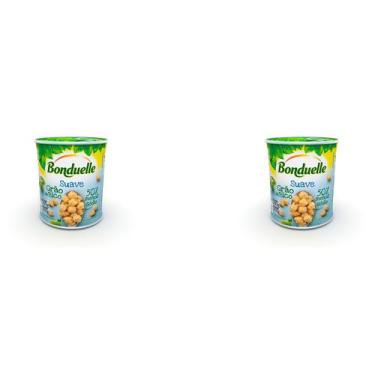 Imagem de Kit 2 Und Grão De Bico Bonduelle Suave 200g